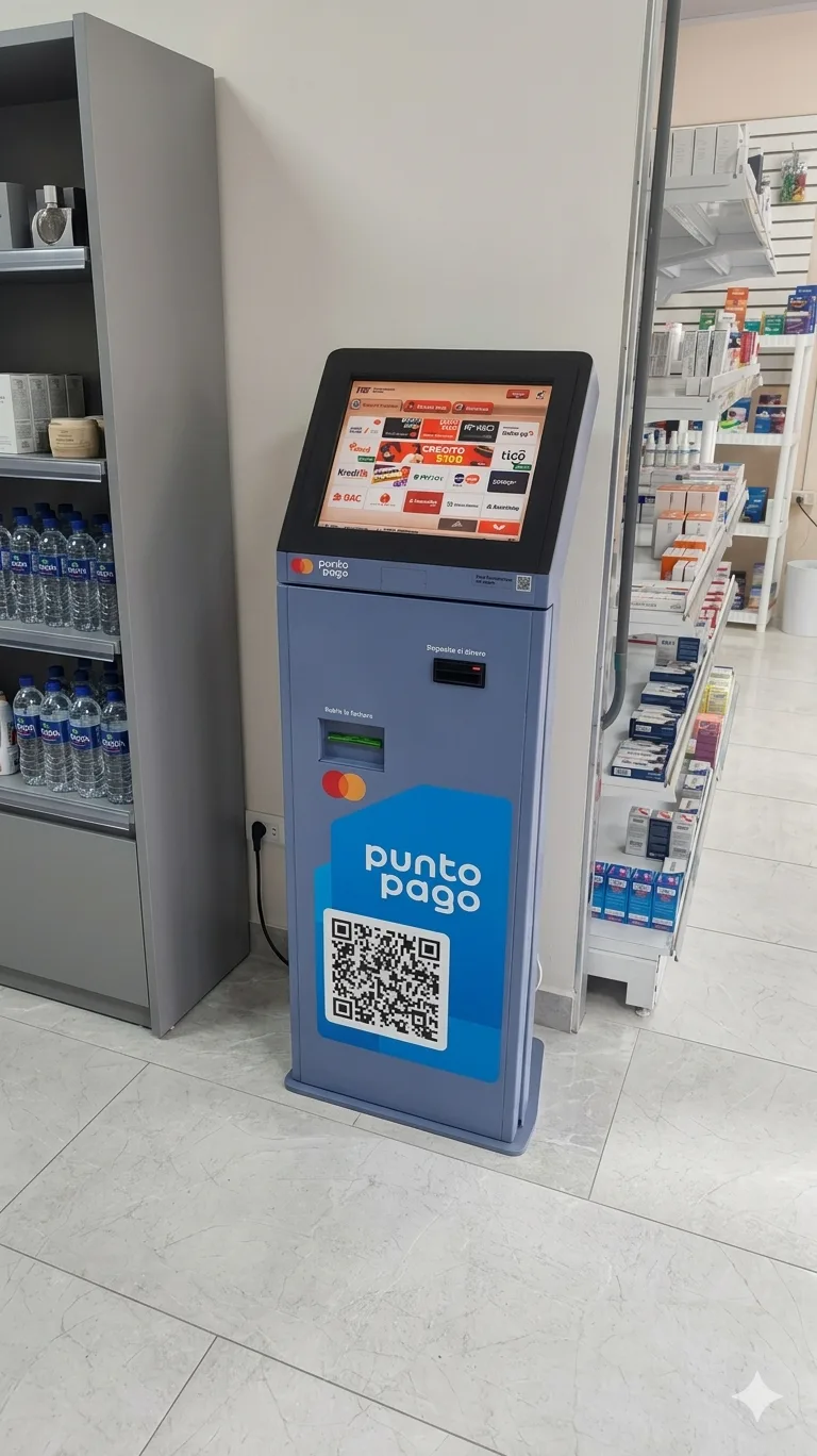 Cuerpo del kiosco Punto Pago